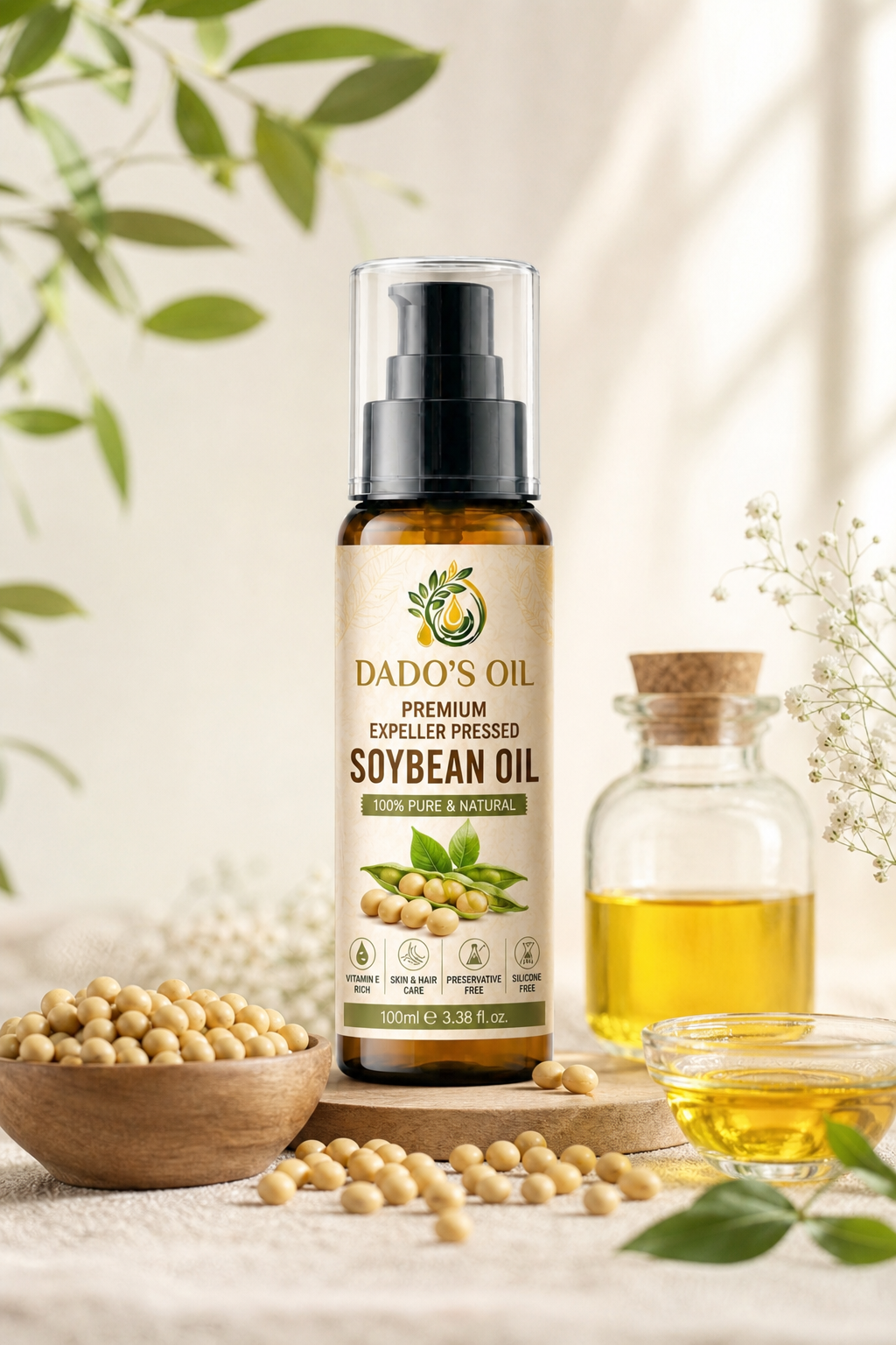 Premium Expeller Pressed Soybean Oil – Pure & Healthy 🌱✨