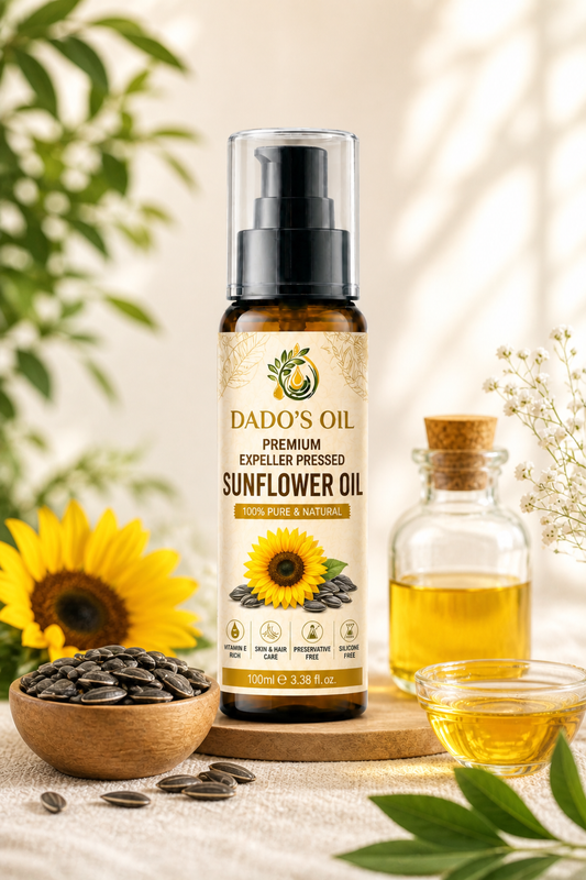 Premium Cold Pressed Sunflower Oil – Pure & Healthy 🌻✨